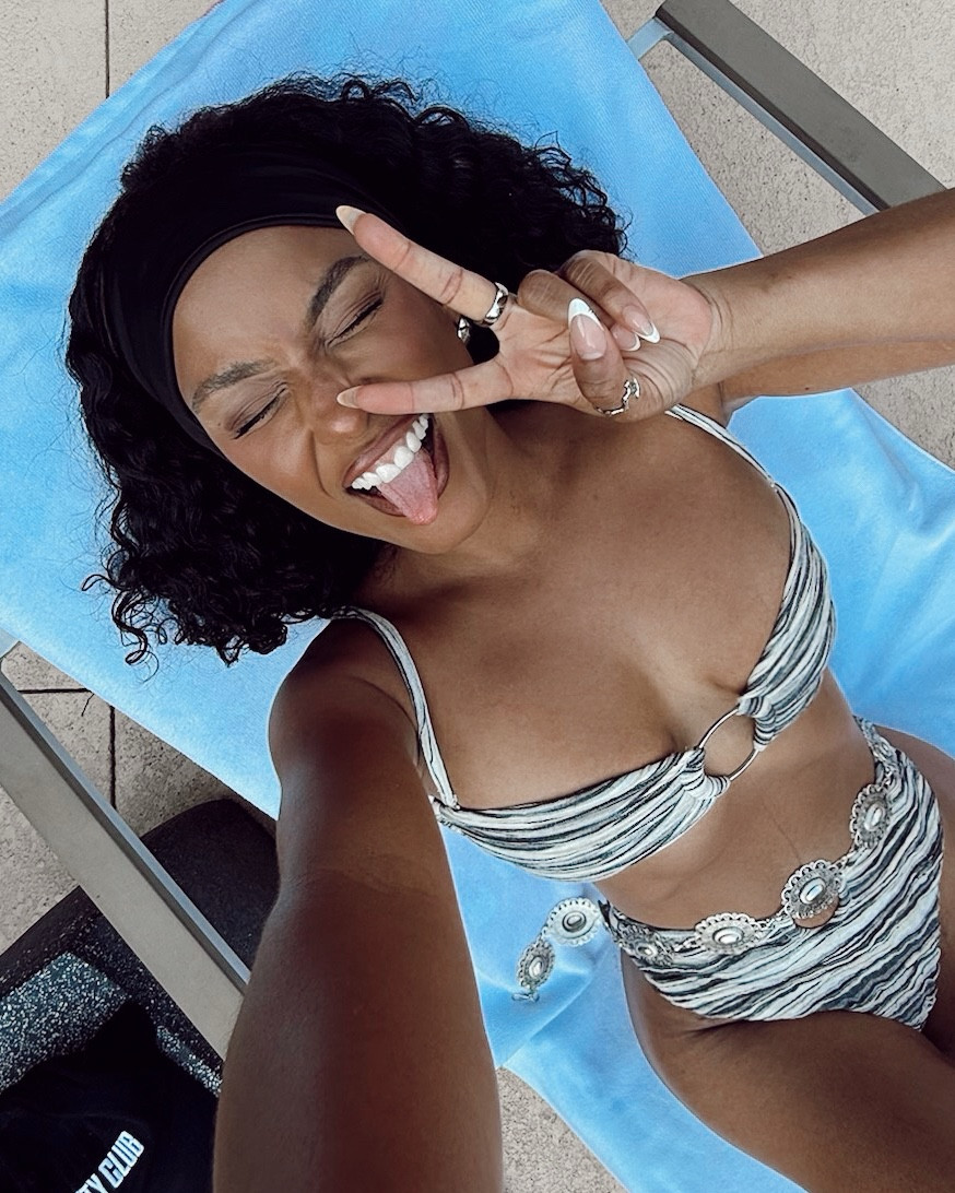 Oh this bikini is everything omg! I got a size M in the top and S bottoms 🤍 also linked all of my fav hair products for my curly hair! 

#LTKStyleTip #LTKSwim #LTKSaleAlert