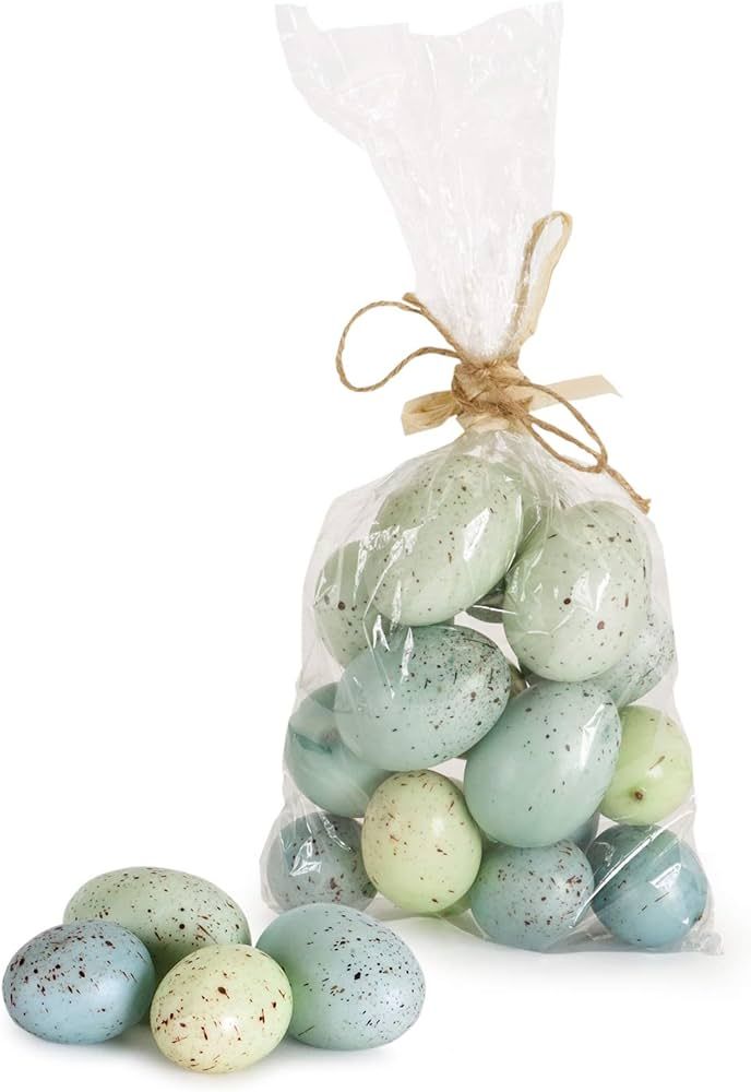 Melrose Eggs Green and Blue Speckle 2 inch Foam Easter Vase Fillers Bag Set of 16 | Amazon (US)