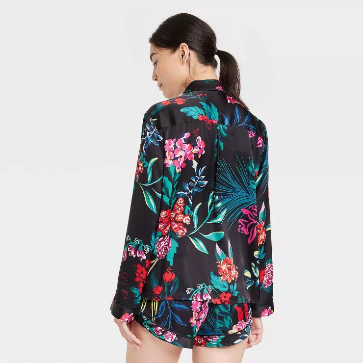 Women's Satin Pajama Set with Eyemask - Stars Above™ | Target