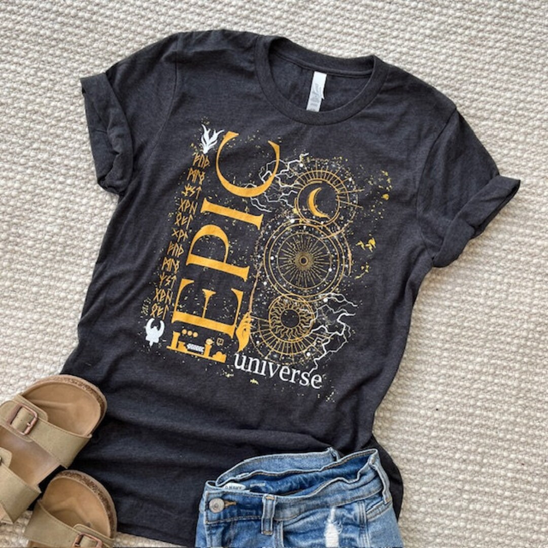 Universally EPIC T-Shirt UniversalOrlando Theme Park Shirt Constellations, Mario, Dragons, Wizard... | Etsy (US)