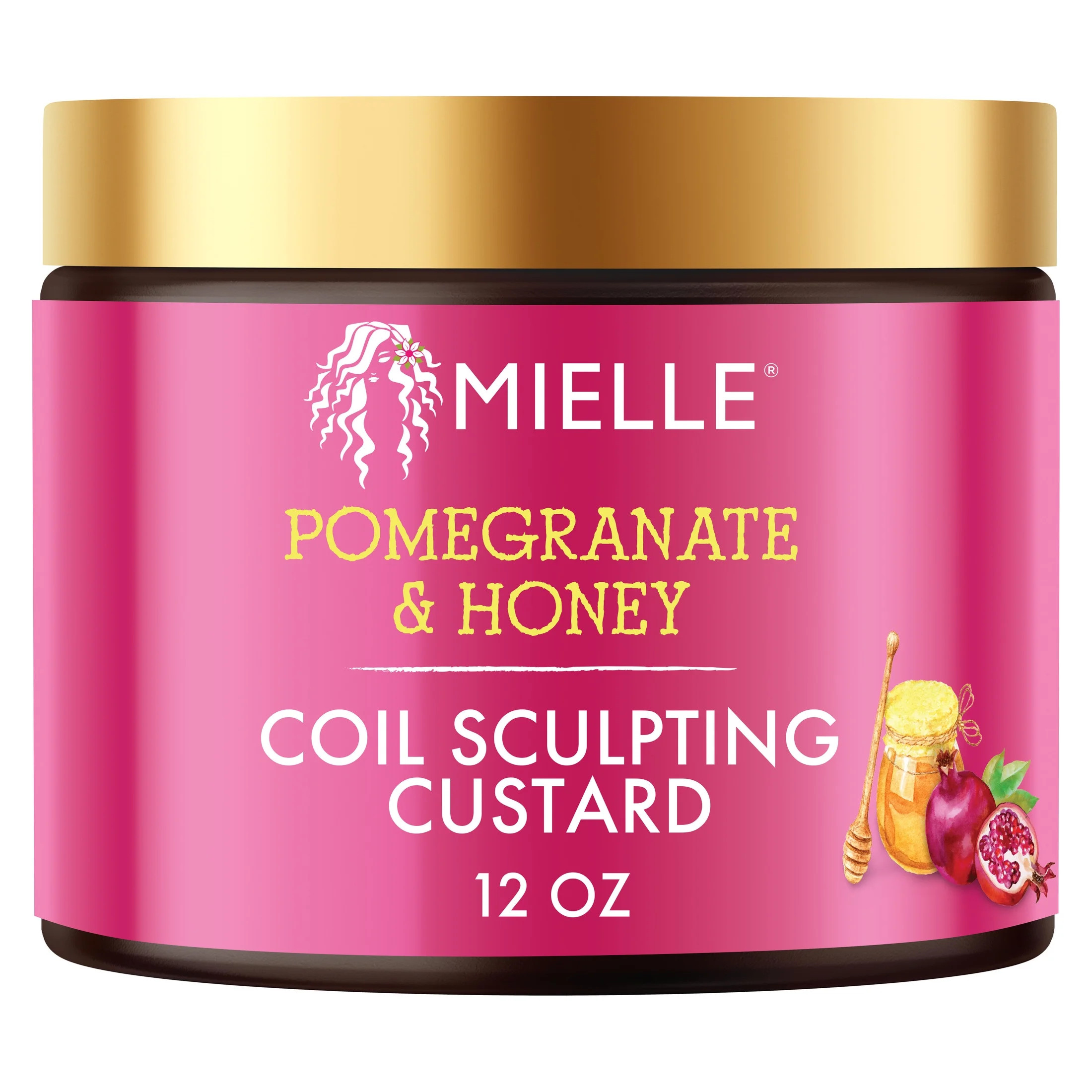 Mielle Organics Pomegranate & Honey Curl Sculpting Custard 12 oz | Walmart (US)