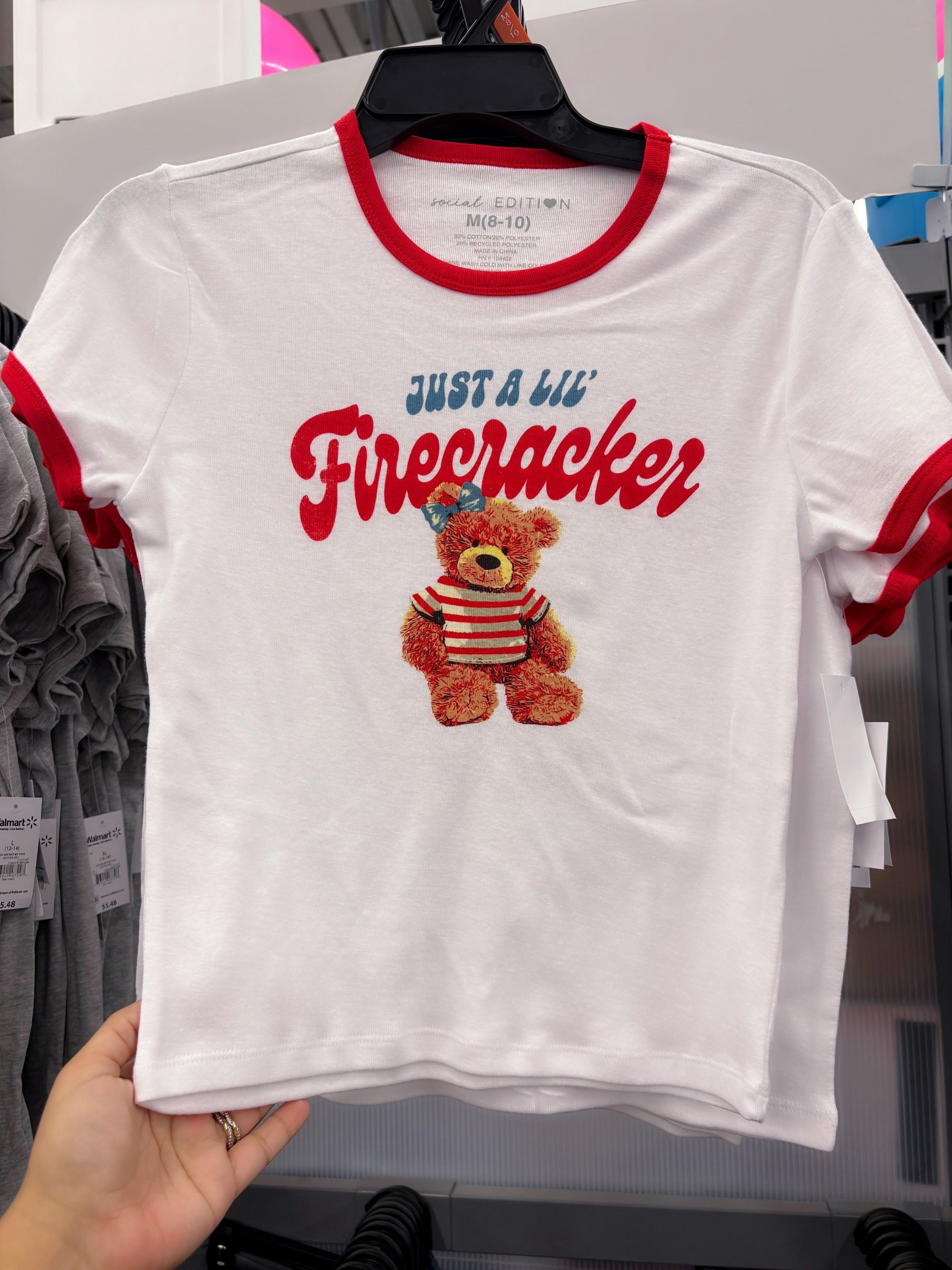 Women's Lil Firecracker Graphic Tee with Short Sleeves, Sizes XXS-XXL at Walmart 

#juniors #juniorsstyle #shirt #firecracker #walmart #walmartfinds #walmarthaul #memorialday #firecracker #teddybear

#LTKStyleTip