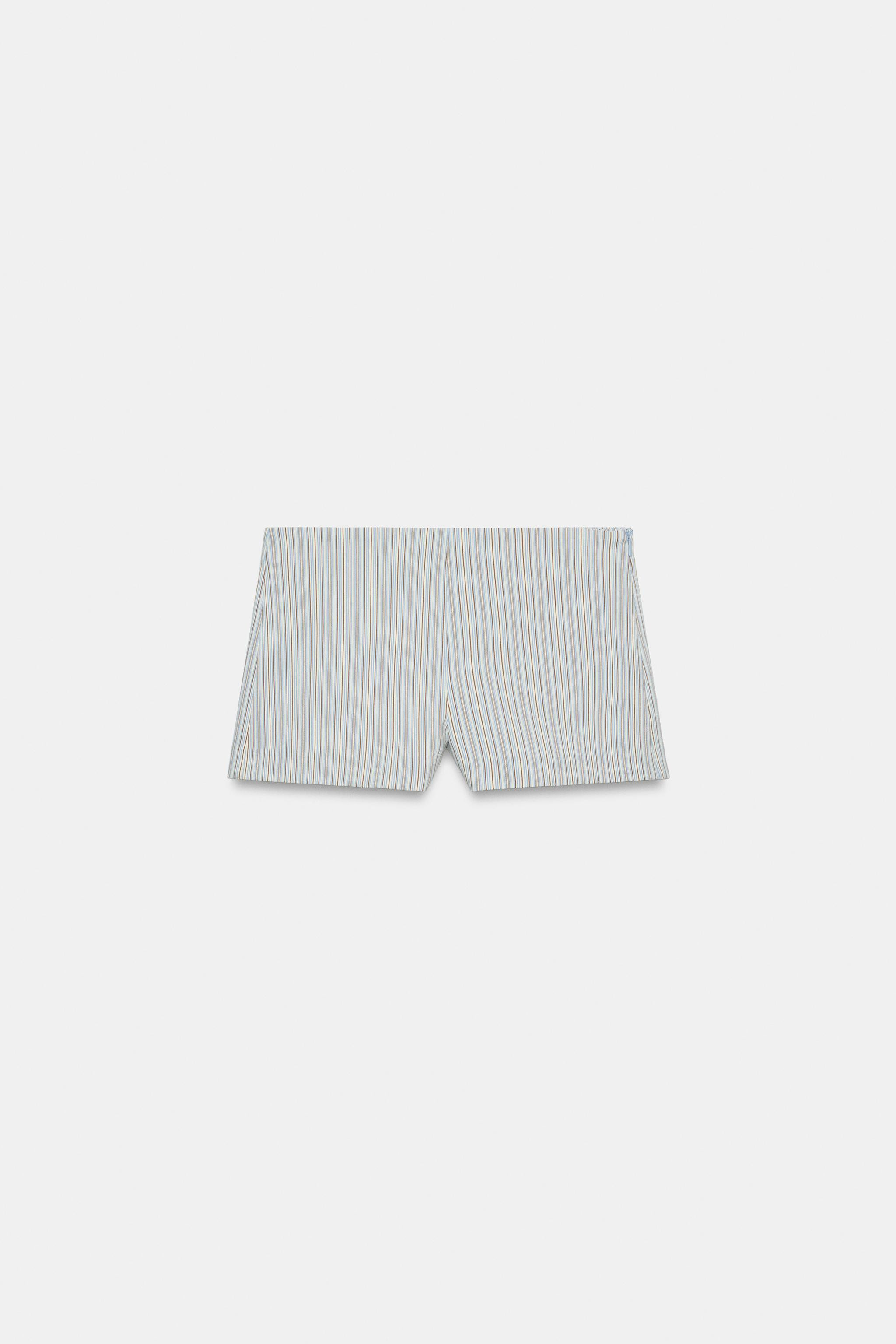MINI STRIPED SHORTS | Zara US
