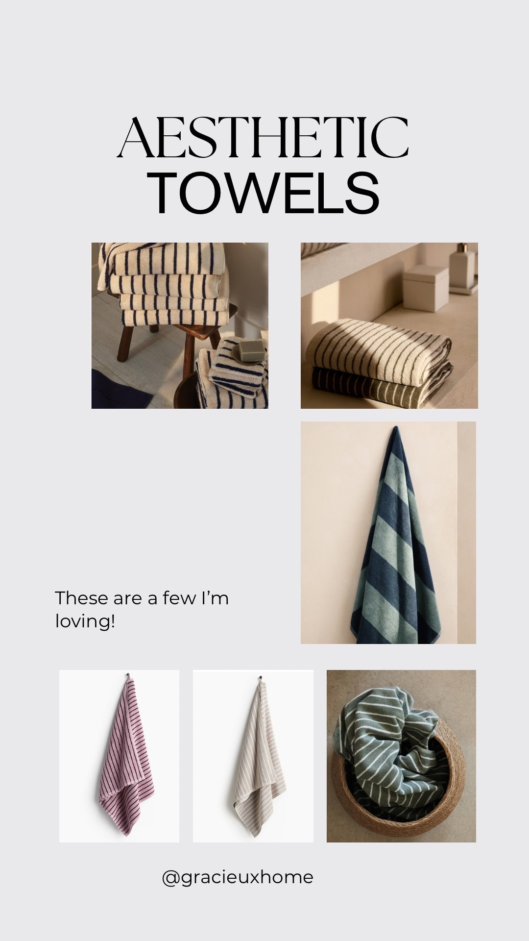 Aesthetic towels I’m loving 

#LTKSeasonal #LTKSaleAlert #LTKHome