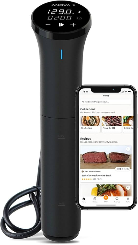 Anova Culinary Sous Vide Precision Cooker Nano 3.0, 800 watts | Amazon (US)