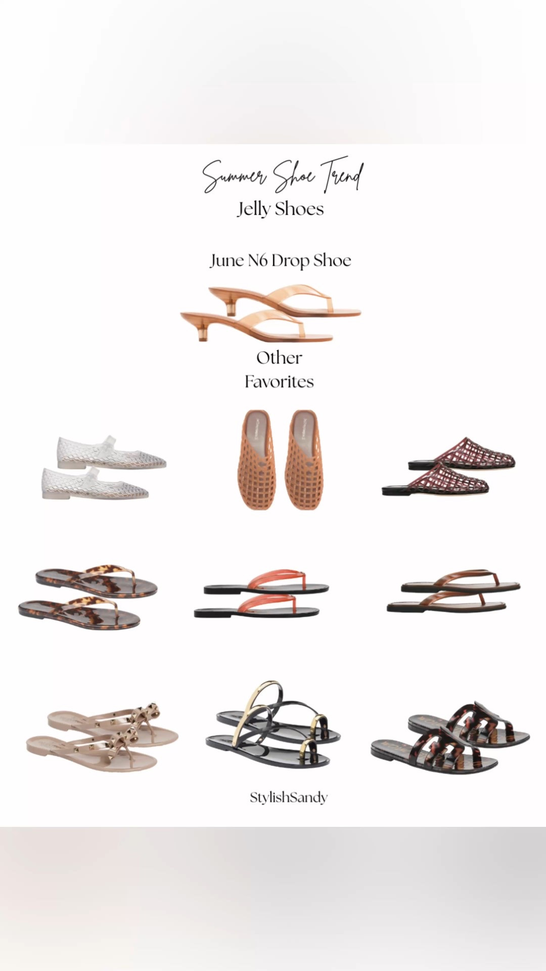 Love the Jelly Shoes for Summer 

Steve Madden
Sam Edelman 
Jeffrey Campbell
Vince
Jeffrey Campbell
Sam Edelman
Veronica Beard
Valentino
Steve Madden
Sam Edelman

#LTKFindsUnder100 #LTKShoeCrush #LTKSeasonal