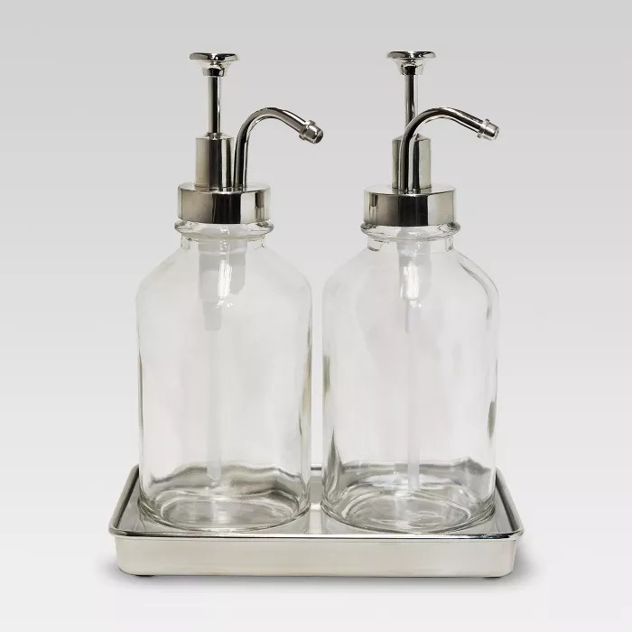 Double Soap Pump Oil Can Clear - Threshold™ | Target