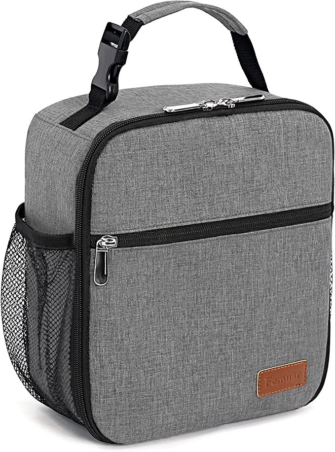 Femuar Lunch Box for Men Women Adults Small Lunch Bag for Office Work School - Reusable Portable ... | Amazon (US)