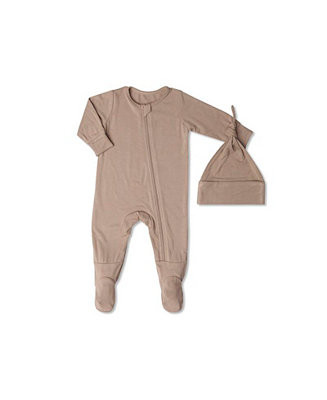 Baby Grey By Everly Grey Baby Boys Neutral Jersey Long Sleeve Footie & Hat Set - Macy's | Macy's