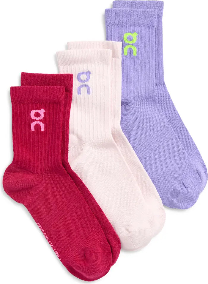 On 3-Pack Logo Quarter Socks | Nordstrom | Nordstrom