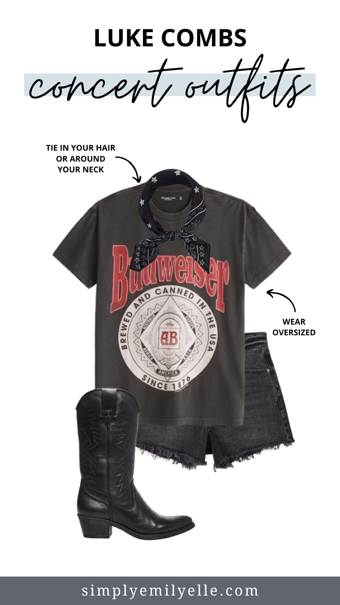 Concert outfit, concert outfit idea, country concert outfit, black cowgirl boots 

#LTKSeasonal #LTKFestival #LTKFind