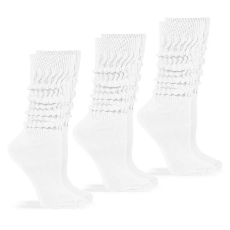 Jefferies Womens Socks, Slouch Cotton Knit Socks, 3 Pairs | Walmart (US)