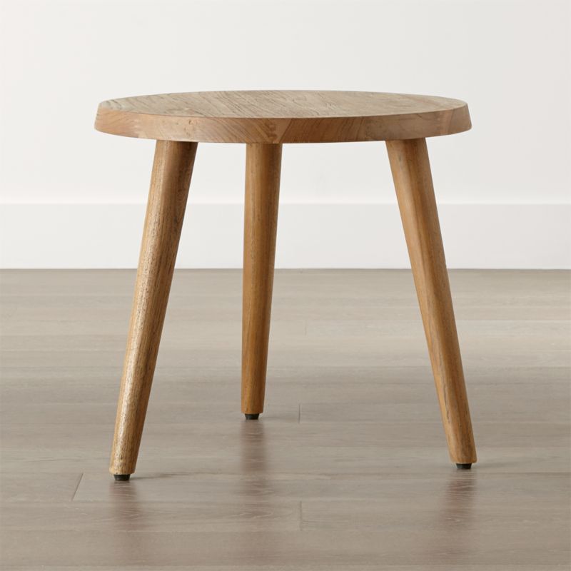 Edgewood Round Side Table | Crate & Barrel