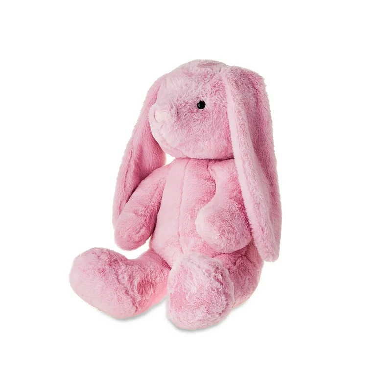 Large Bunny Plush, Pink, 22", Easter by Way To Celebrate | Walmart (US)