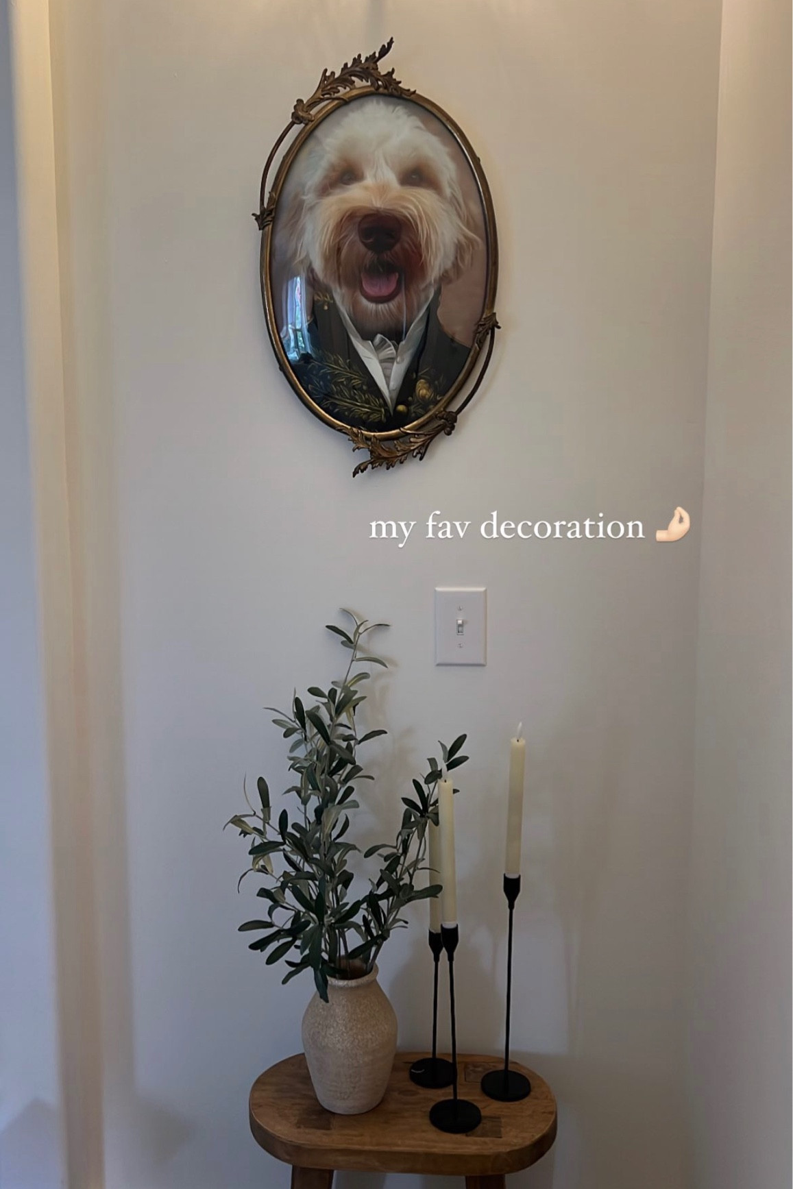 Frame is from a vintage shop