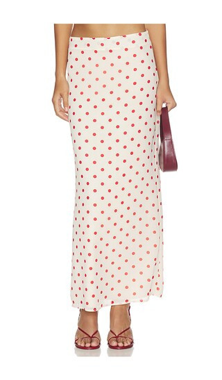 MORE TO COME Annie Maxi Skirt in Cream. - size M | Revolve Clothing (Global)
