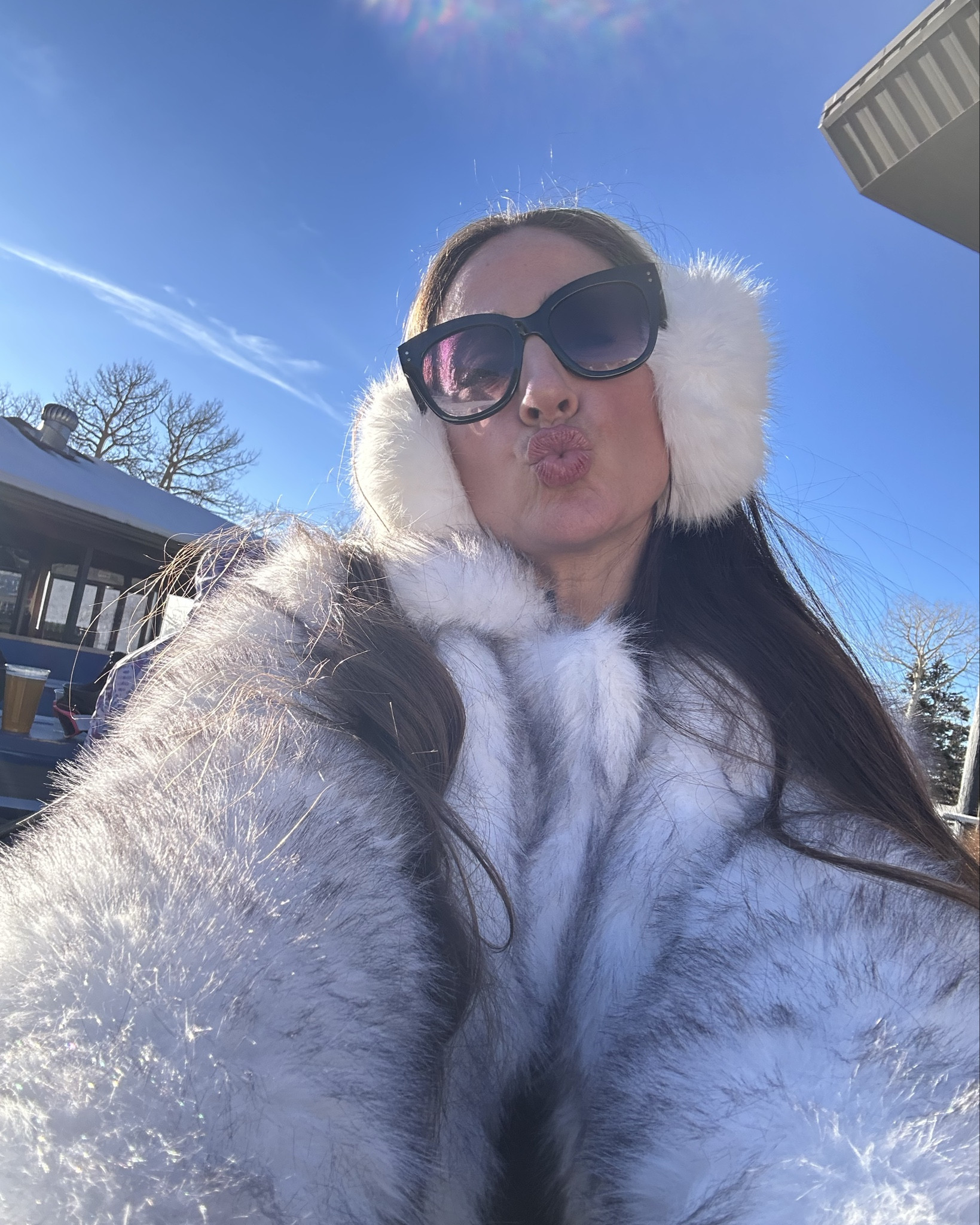 Fur coat in the snow and snow bunny!

#LTKTravel #LTKSeasonal #LTKootd