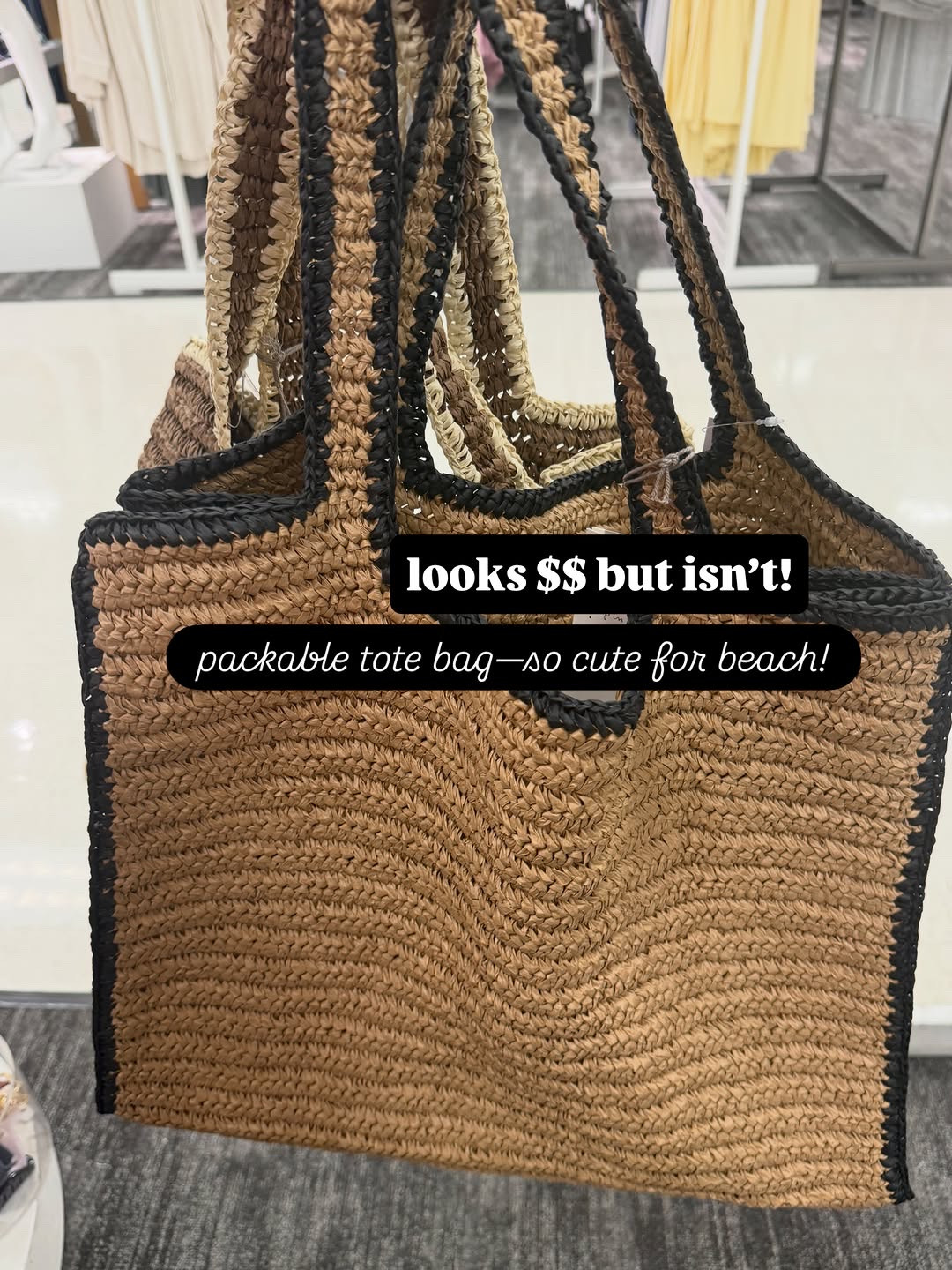 My favorite packable tote bag