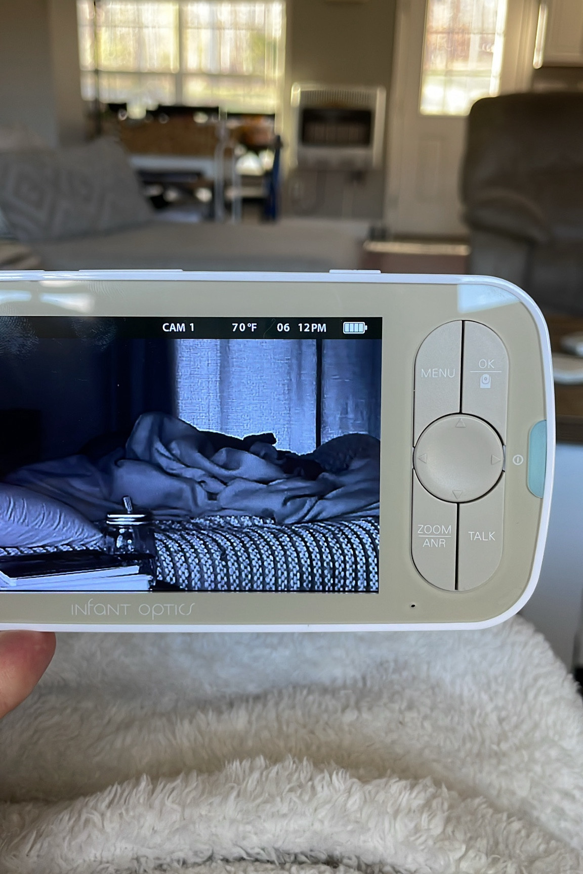 The best baby monitor! 
It cuts out background noises, the screen is so clear, the camera rotates almost 180 degrees and even moves up and down. 
No wifi, so it’s safe. Just all around the best!

#LTKKids #LTKBaby #LTKFamily