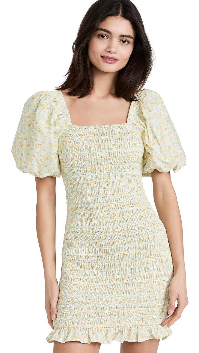 Floral Smocked Mini Dress | Shopbop