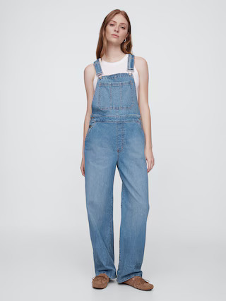 Relaxed Denim Overalls | Gap Factory