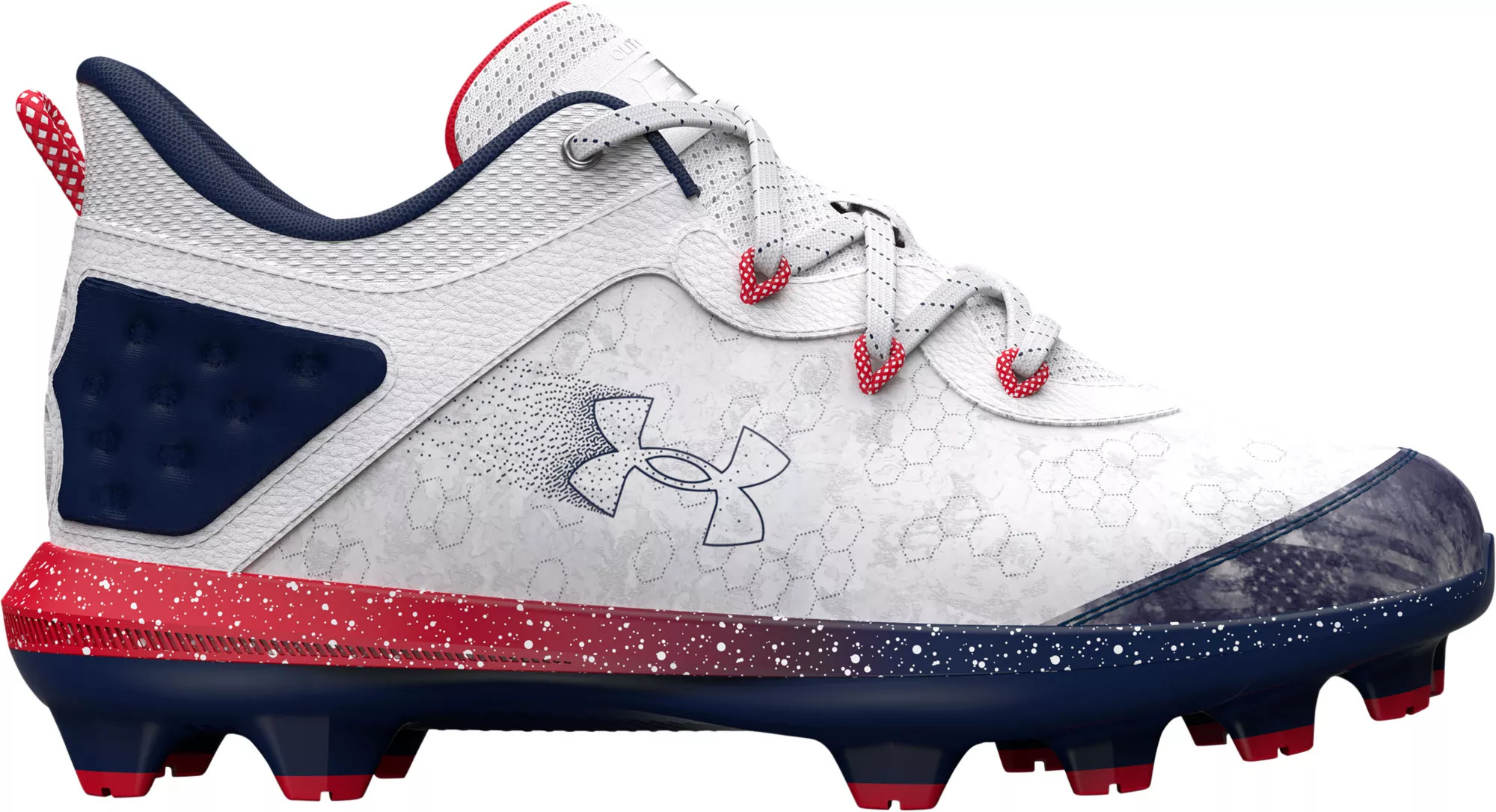 Under Armour Kids' Harper 8 USA TPU Baseball Cleats, Boys', Size 5.5, Navy | Going, Going, Gone!