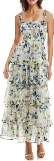Floral Tiered Maxi Sundress | Nordstrom