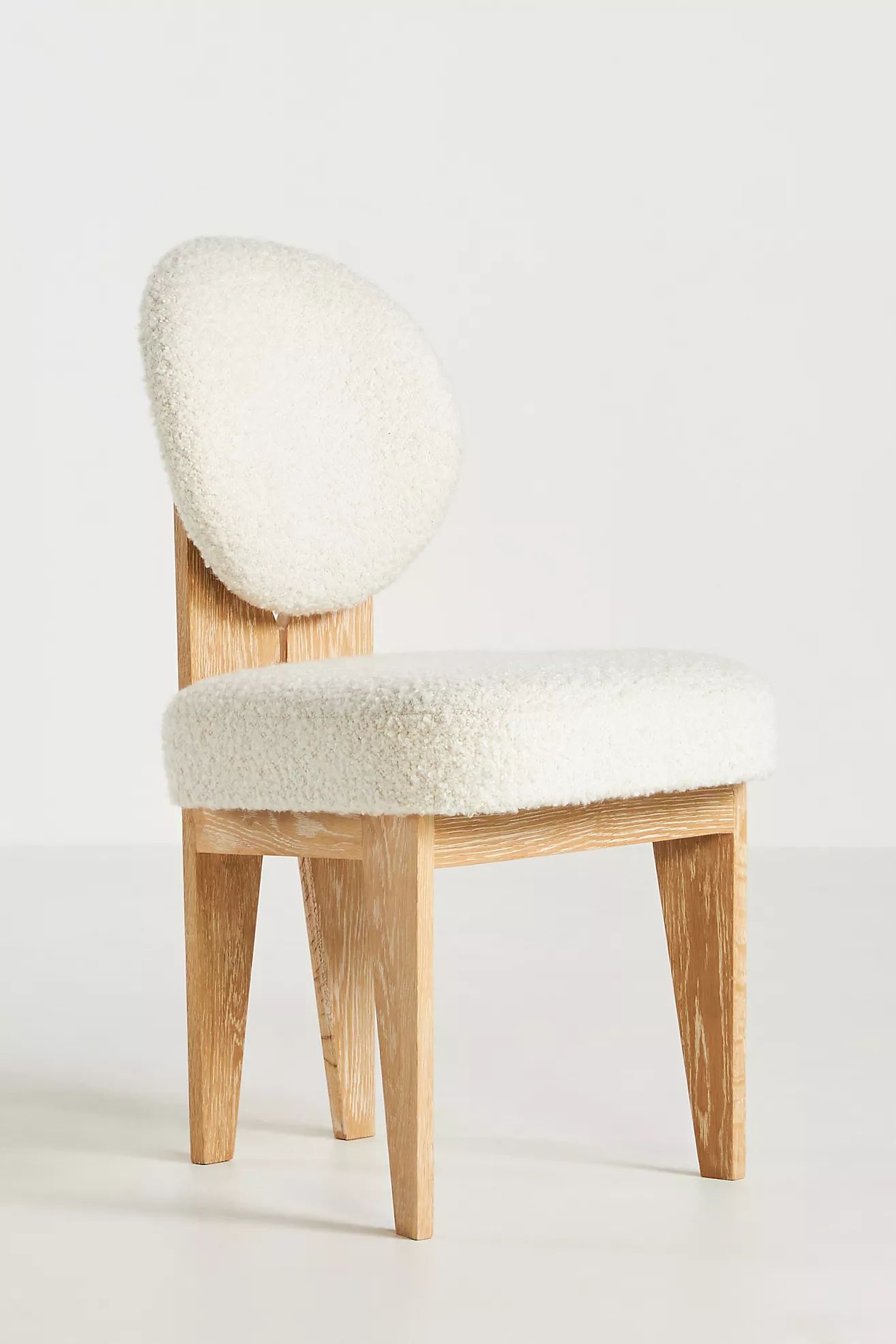 Bouclé Charlotte Armless Dining Chair | Anthropologie (US)