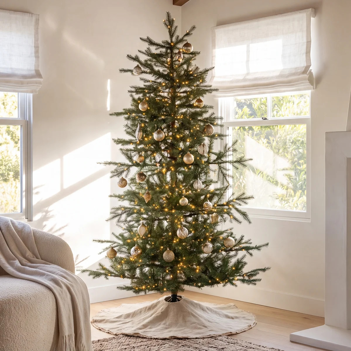 Haileyrose 60' Lighted Pine Christmas Tree | Wayfair North America