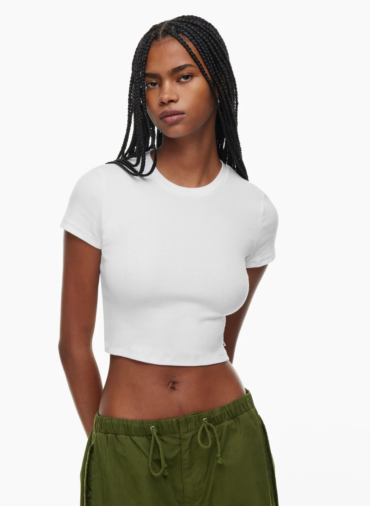 HOMESTRETCH™ CREW WAIST T-SHIRT | Aritzia