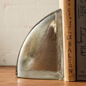 Cast Glass Sculptural Bookend | West Elm (US)