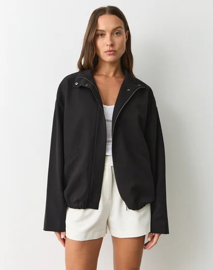 Zip Up Funnel Neck Jacket | Glassons (Australia)