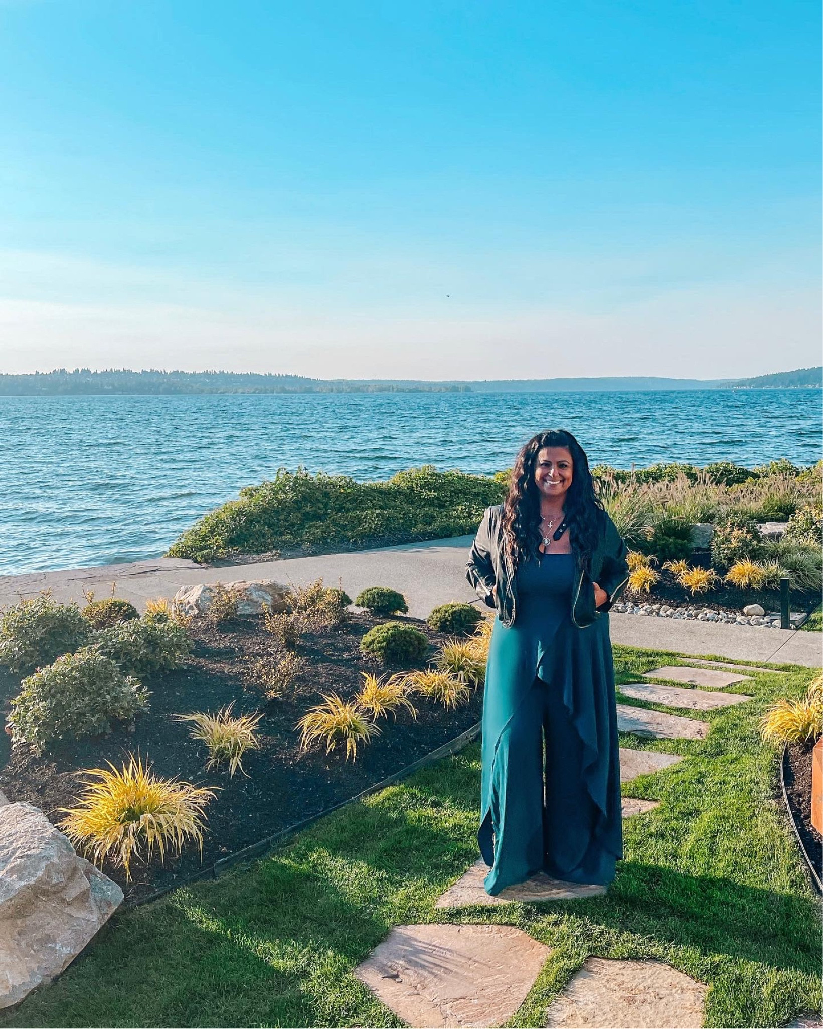 Midsize date night fit inspo. Jumpsuit comes in a bunch of different colors. (Supplier also swaps them out for others from time to time so if you don’t see the color you like, make sure to check back.) 

#LTKcurves #LTKwedding #LTKsalealert