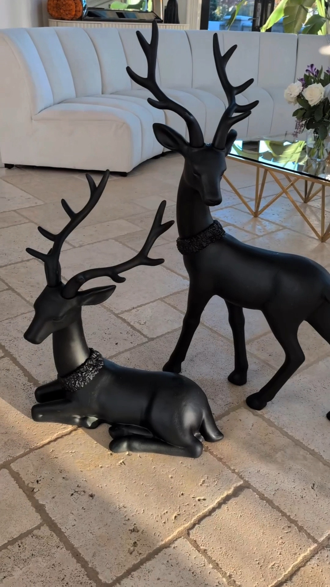 These black reindeer are a must have for your holiday decor. They’re chic, solid and gorgeous. They’re next up as far as viral
Christmas items, so get yours before they’re gone! #LTKHoliday 

#LTKSeasonal #LTKFindsUnder100