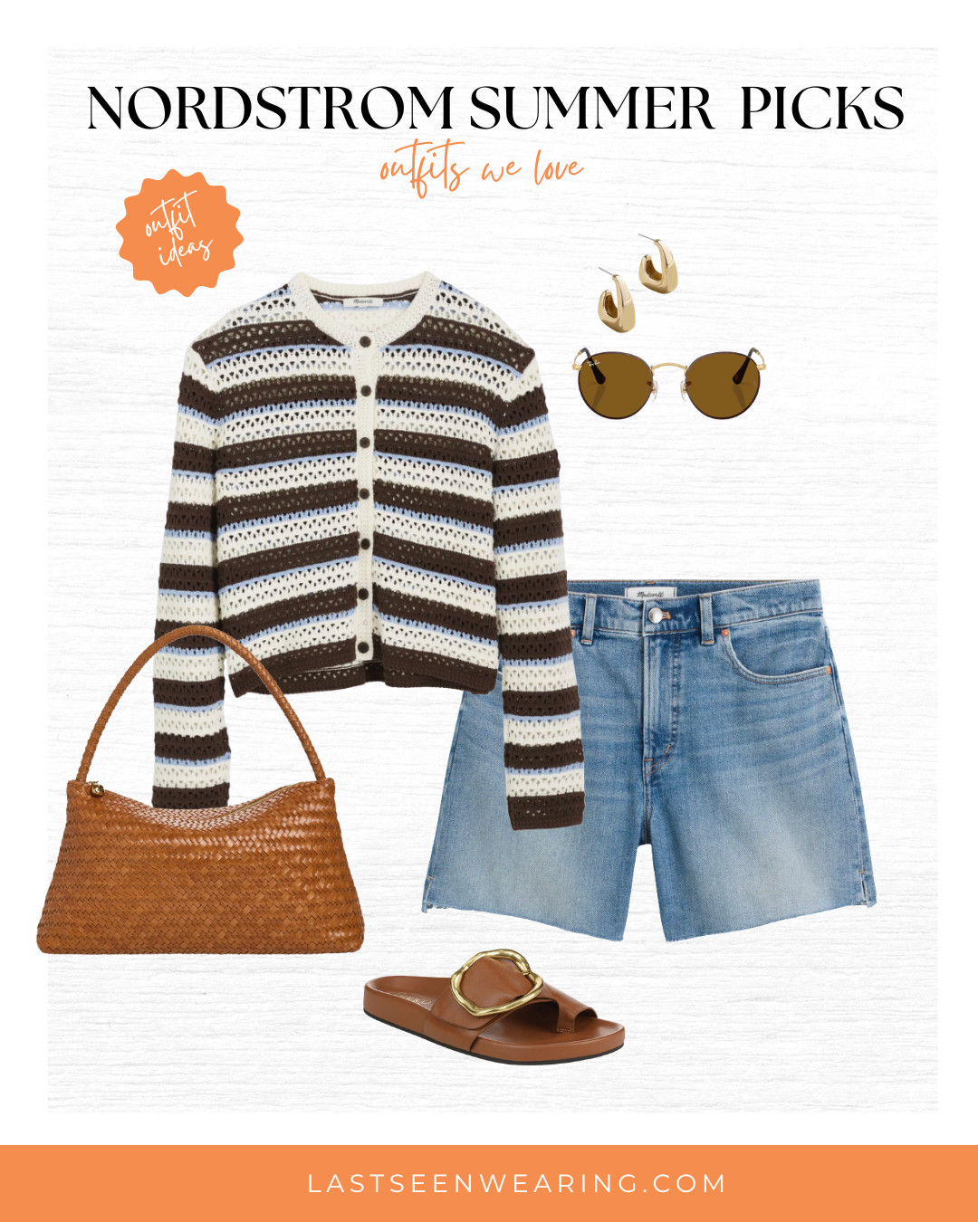 Another super cute summer outfit! Loving this sweater and shorts from Madewell 

 #LTKootd #LTKSeasonal #LTKOver40