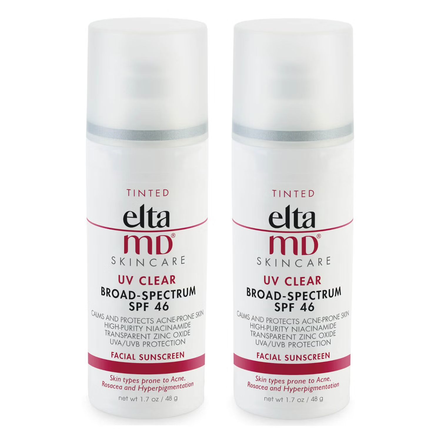 EltaMD UV Clear Tinted SPF46 Broad-Spectrum Duo (Worth $86) | Dermstore (US)