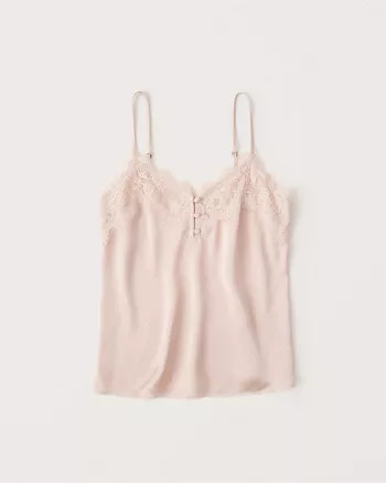 Lace Trim Cami | Abercrombie & Fitch (US)
