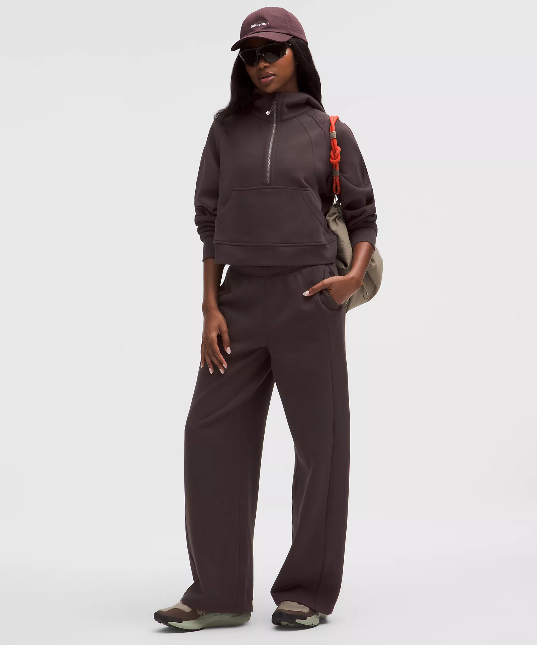 Scuba Mid-Rise Wide-Leg Pant Gathered Waistband | Lululemon (US)