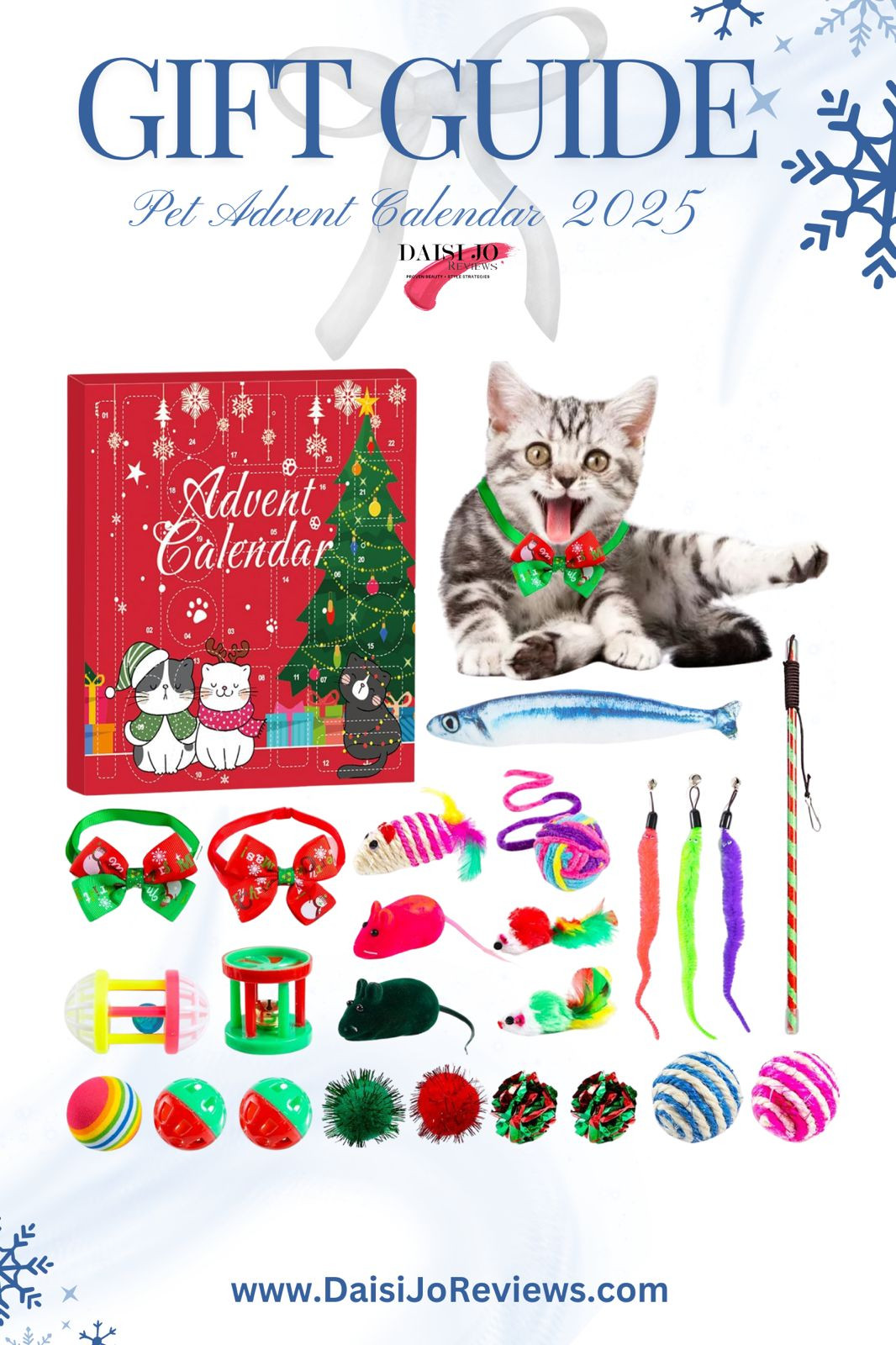 Make your cat's holiday extra special with the Cat Advent Calendar 2025. This 24-day countdown features catnip toys, mice, and festive surprises for kittens and cats alike.  Tap to shop this perfect gift for cat lovers! #CatAdventCalendar #CatToys #HolidayGifts 

 #LTKGiftGuide #LTKHoliday #LTKSaleAlert
