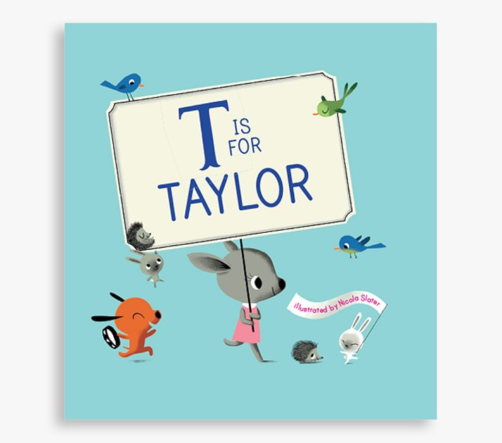 M is For Me Personalized Book, Blue Cover | Pottery Barn Kids