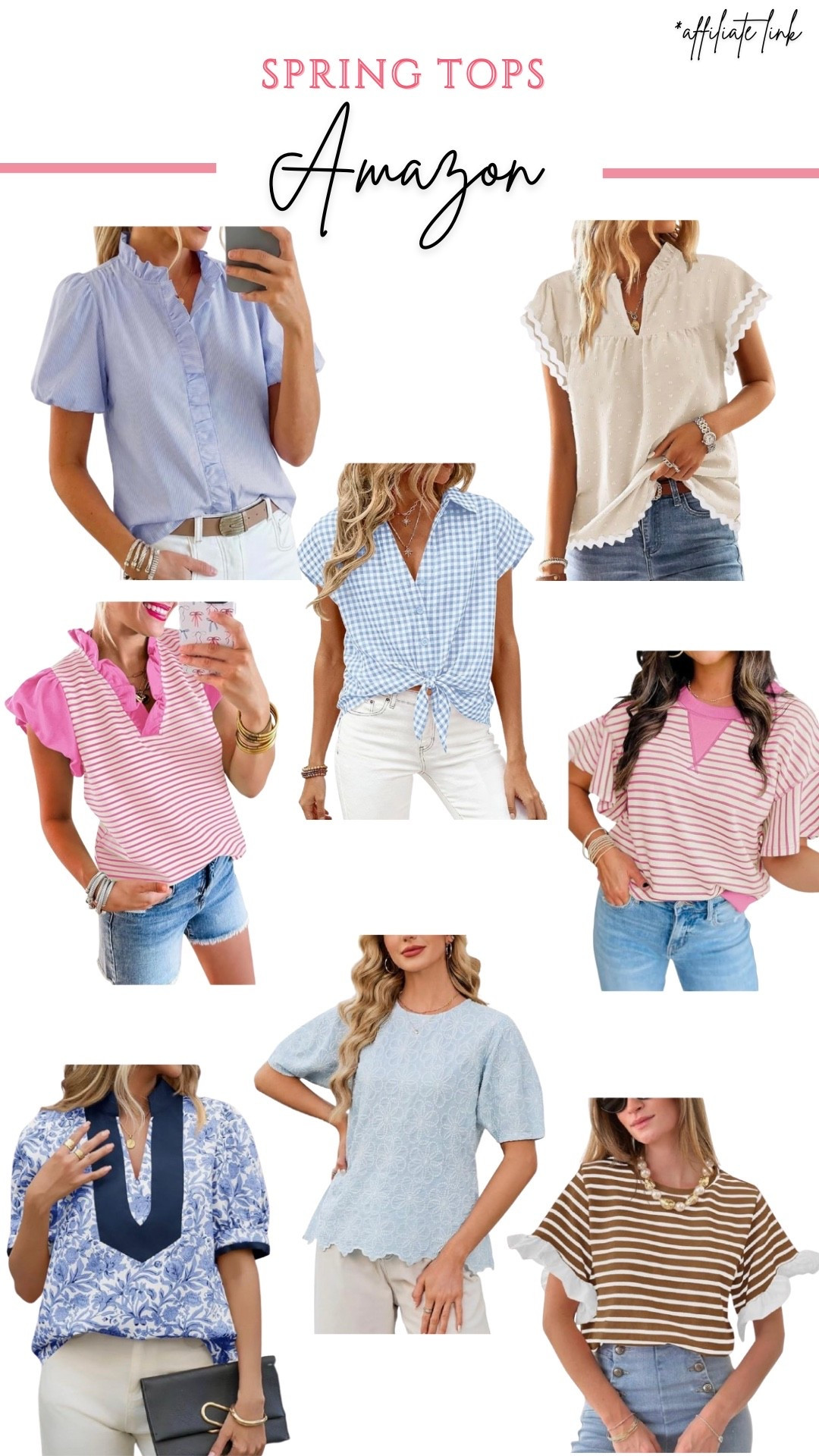 Spring tops from Amazon! Striped tops, workwear tops, spring ootd

#LTKdayinmylife #LTKootd #LTKgrwm