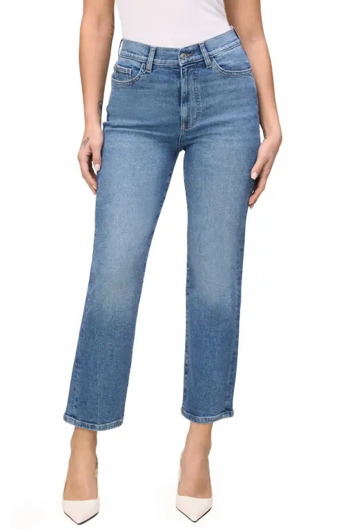 ASE High Waist Ankle Straight Leg Jeans | Nordstrom