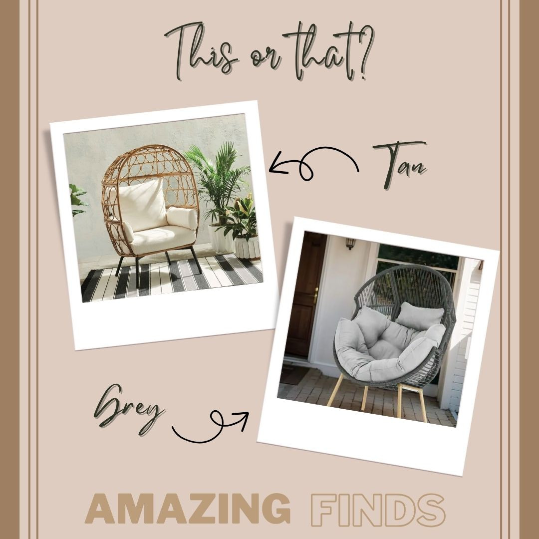 Which one’s your vibe for patio season? 🌿☀️
✨ Tan for a natural, breezy look
✨ Grey for cozy, modern vibes
Drop your pick below! ⬇️
#ThisOrThat #PatioStyle #AmazonBestFinds #OutdoorDecor #SummerVibes

#LTKFamily #LTKHome #LTKSeasonal