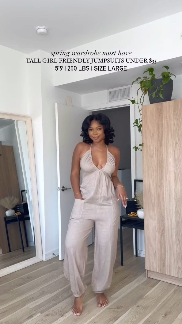 Perfect tall girl linen jumpsuits ✨😍 I am 5’9 + 200 lbs and it fits perfect!!

#LTKfindsunder50 #LTKstyletip #LTKmidsize