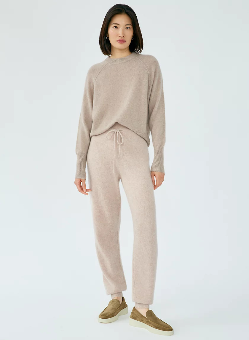 LUXE CASHMERE JOGGER | Aritzia