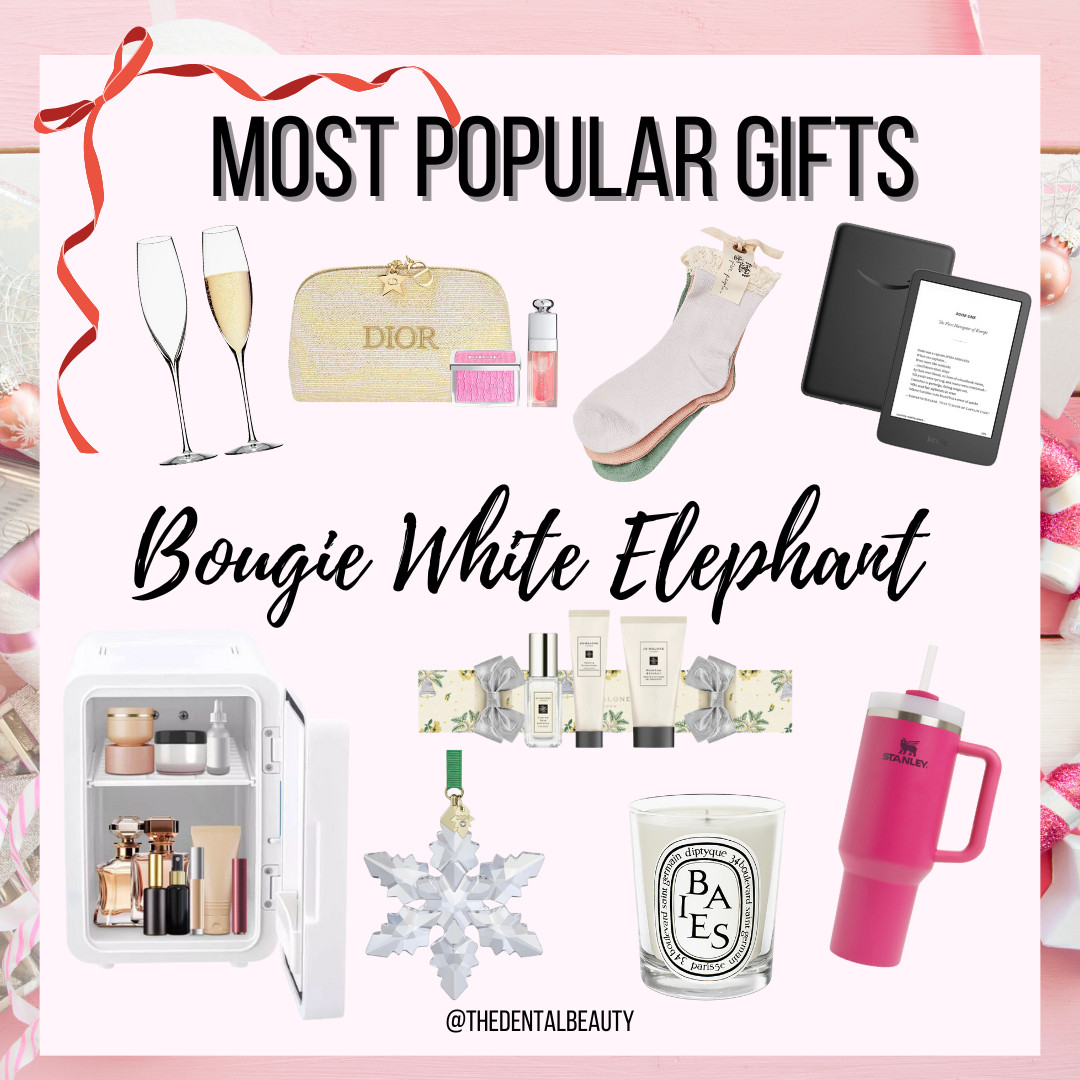 The most popular gifts at our Bougie White Elephant party where almost all (also perfect for a favorite things party) for all the girlies in your life! 

 

 #LTKGiftGuide #LTKHoliday #LTKBeauty