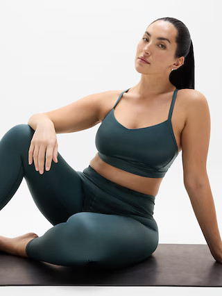 Vital Matte Foil Bra D-DD | Athleta