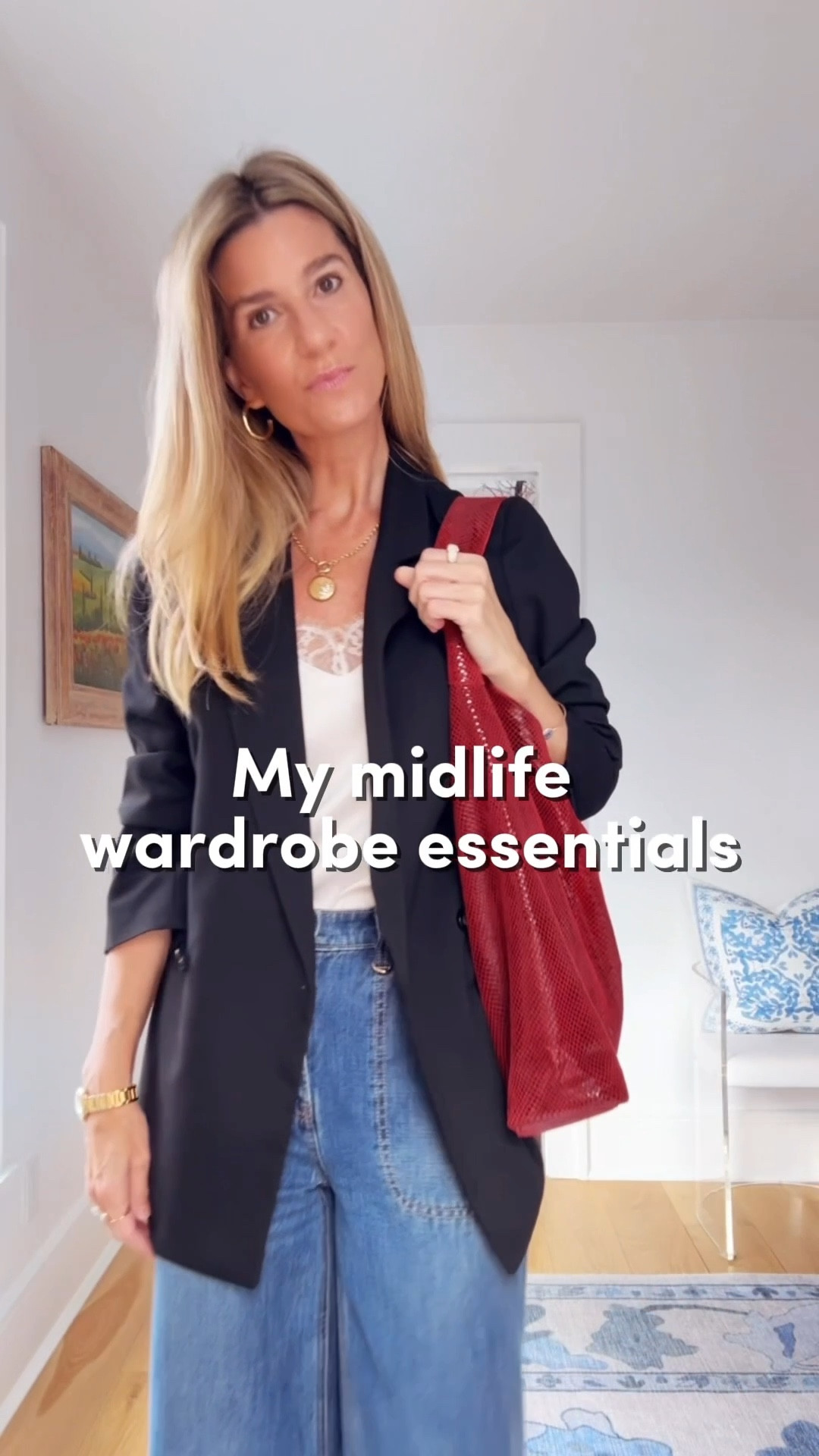 The lace trimmed camisoles are so well priced- I wear sz M in these. My jeans are Gap and sold out but Gap runs TTS for me, I wear sz 27. Exact bag linked! Use FB20 for 20% off bags from Latico Leathers

#LTKgrwm #LTKOver40 #LTKootd