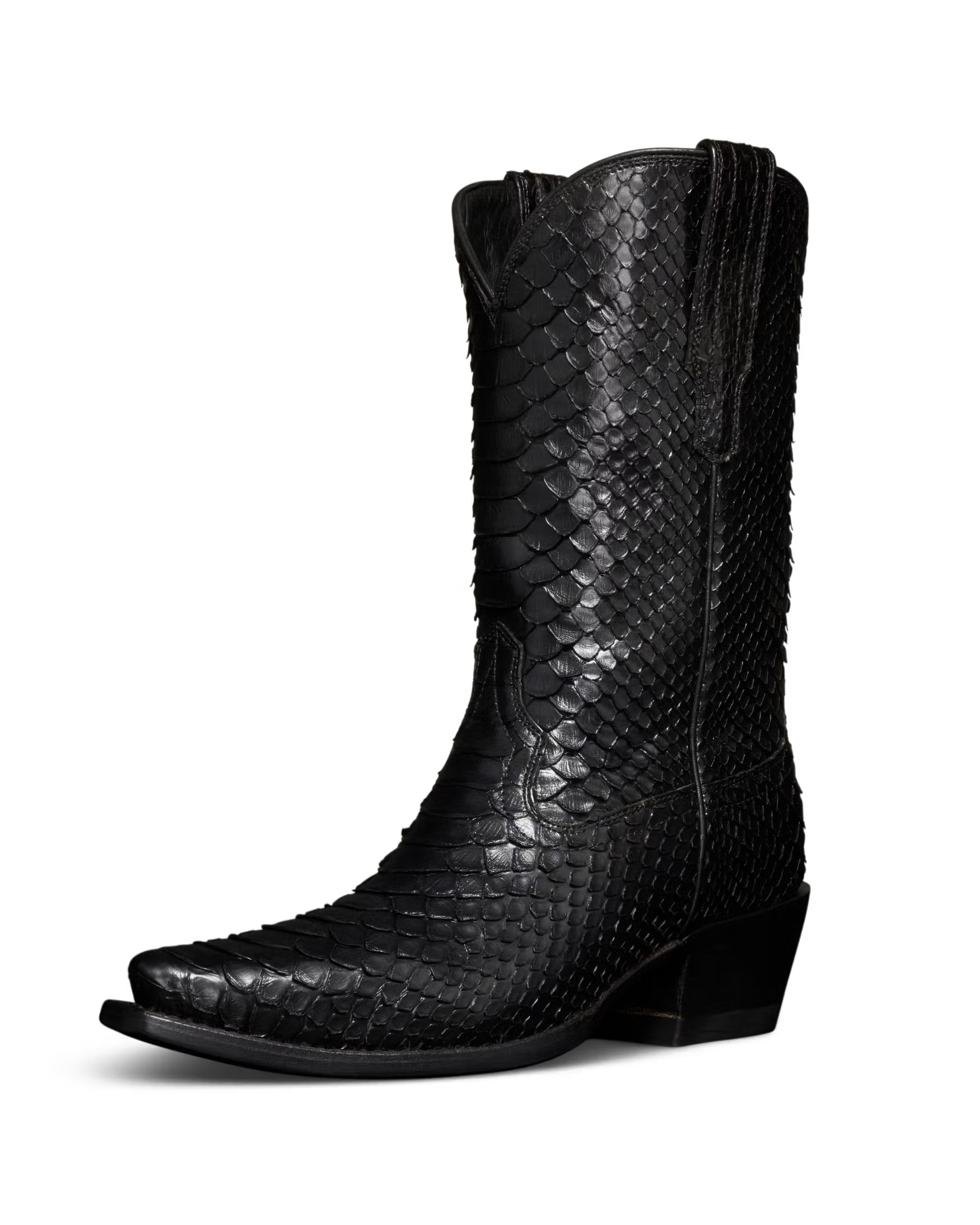 Women's Snakeskin Boots |  The Savannah - Midnight | Tecovas | Tecovas