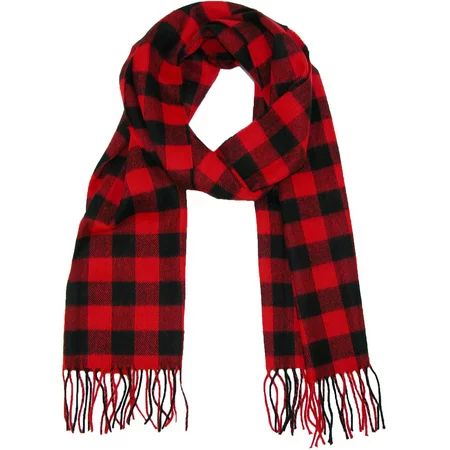 David & Young Softer Than Cashmere Buffalo Plaid Winter Scarf | Walmart (US)